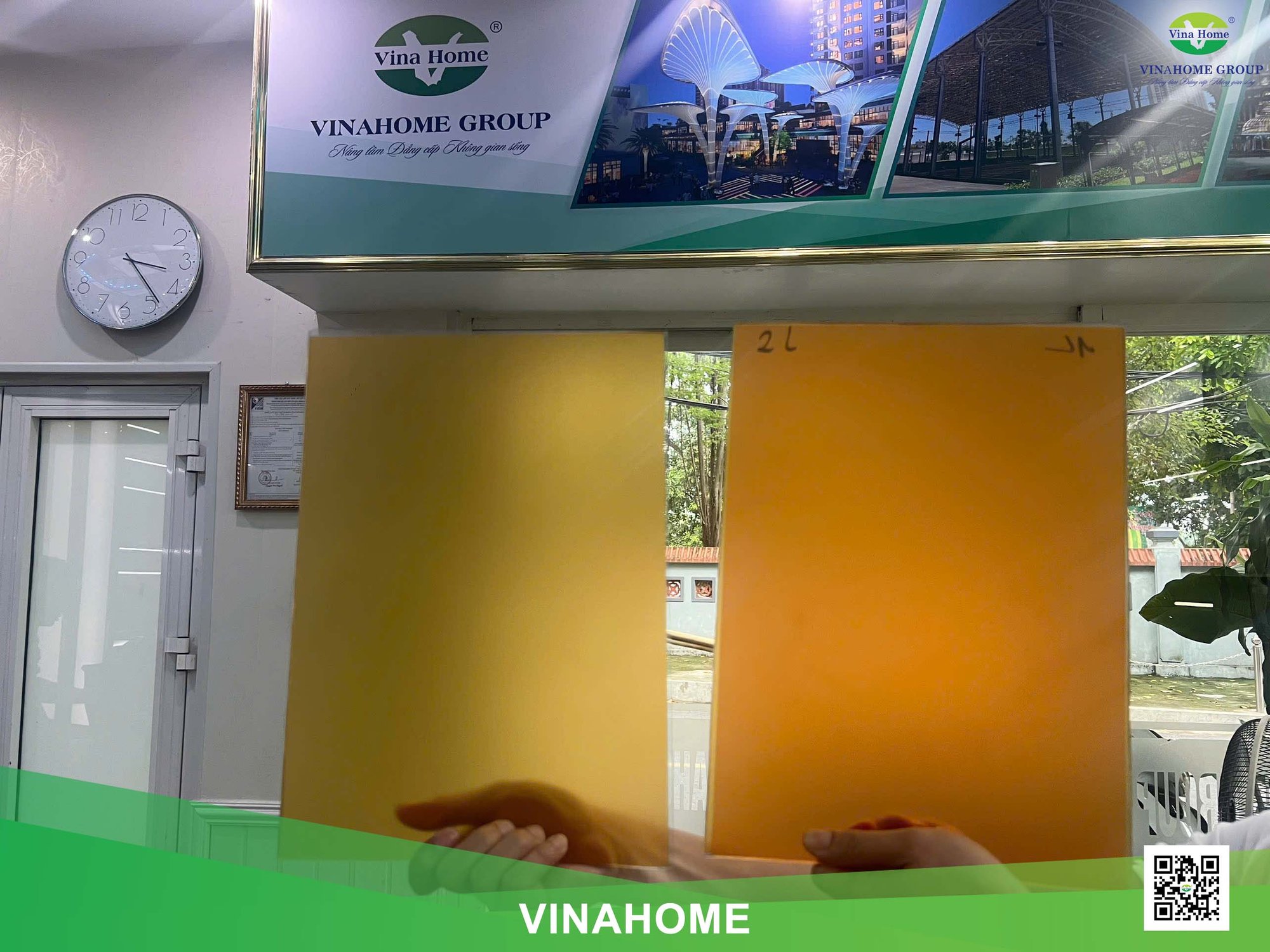 Tấm Lợp Lấy Sáng Đặc in UV tấm Vinahome