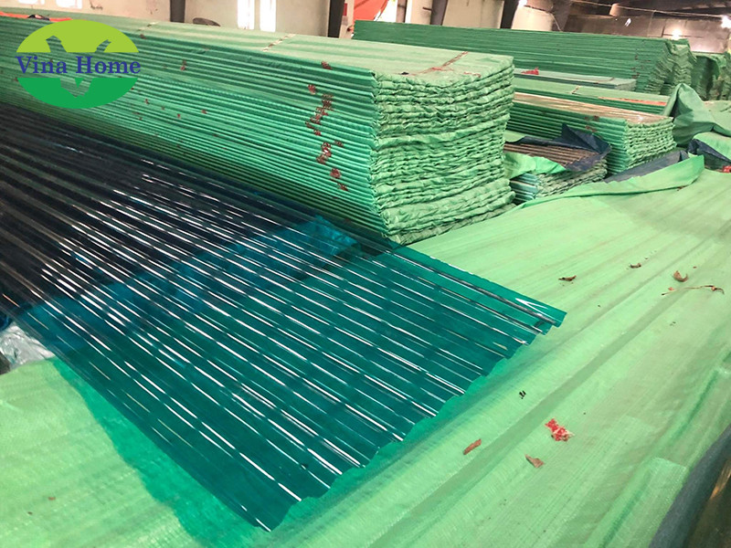 Tấm lợp lấy sáng poly 9 sóng cao cấp