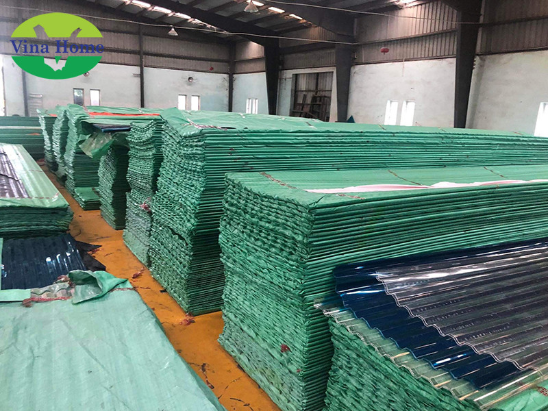 Tấm lợp lấy sáng poly 9 sóng cao cấp