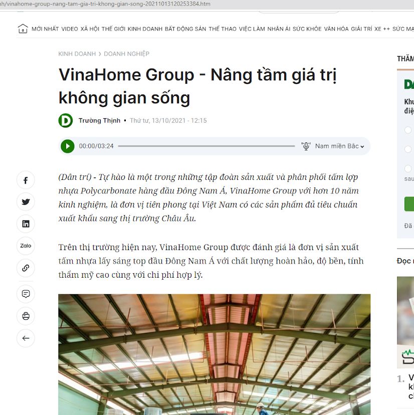 [BÁO ĐẦU TƯ] - Tấm nhựa thông minh Polycarbonate có thực sự tốt hay không?