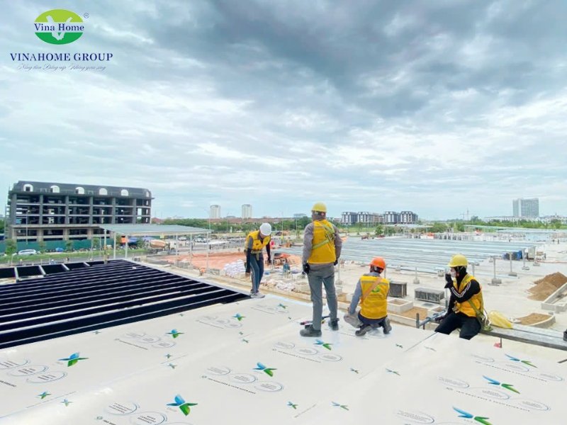 Công trình tấm lợp Vinahome AEON Huế