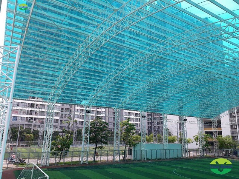Mái Che Polycarbonate cho Sân Bóng T37 Times City