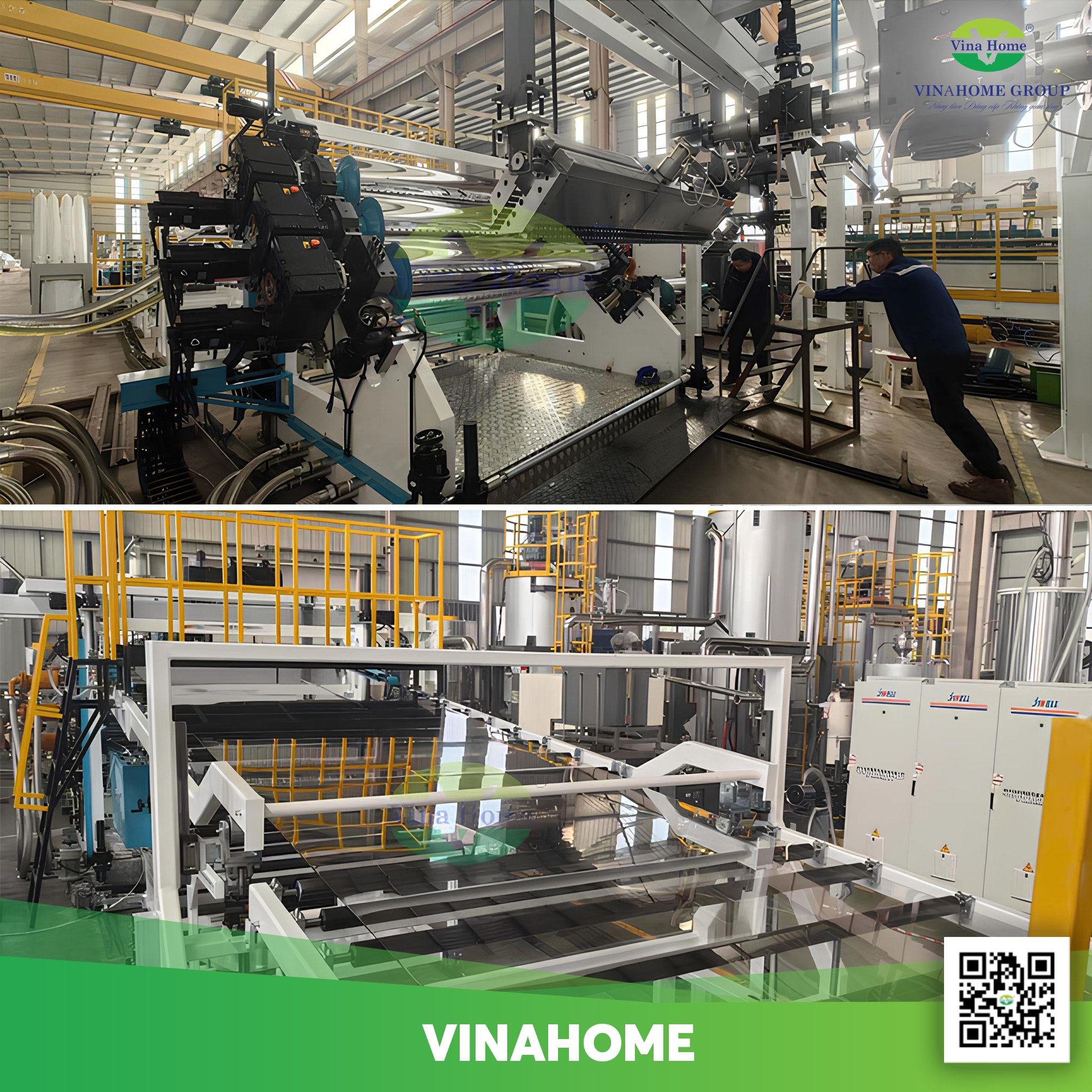 Vinahome sản xuất tấm Polycarbonate thông minh