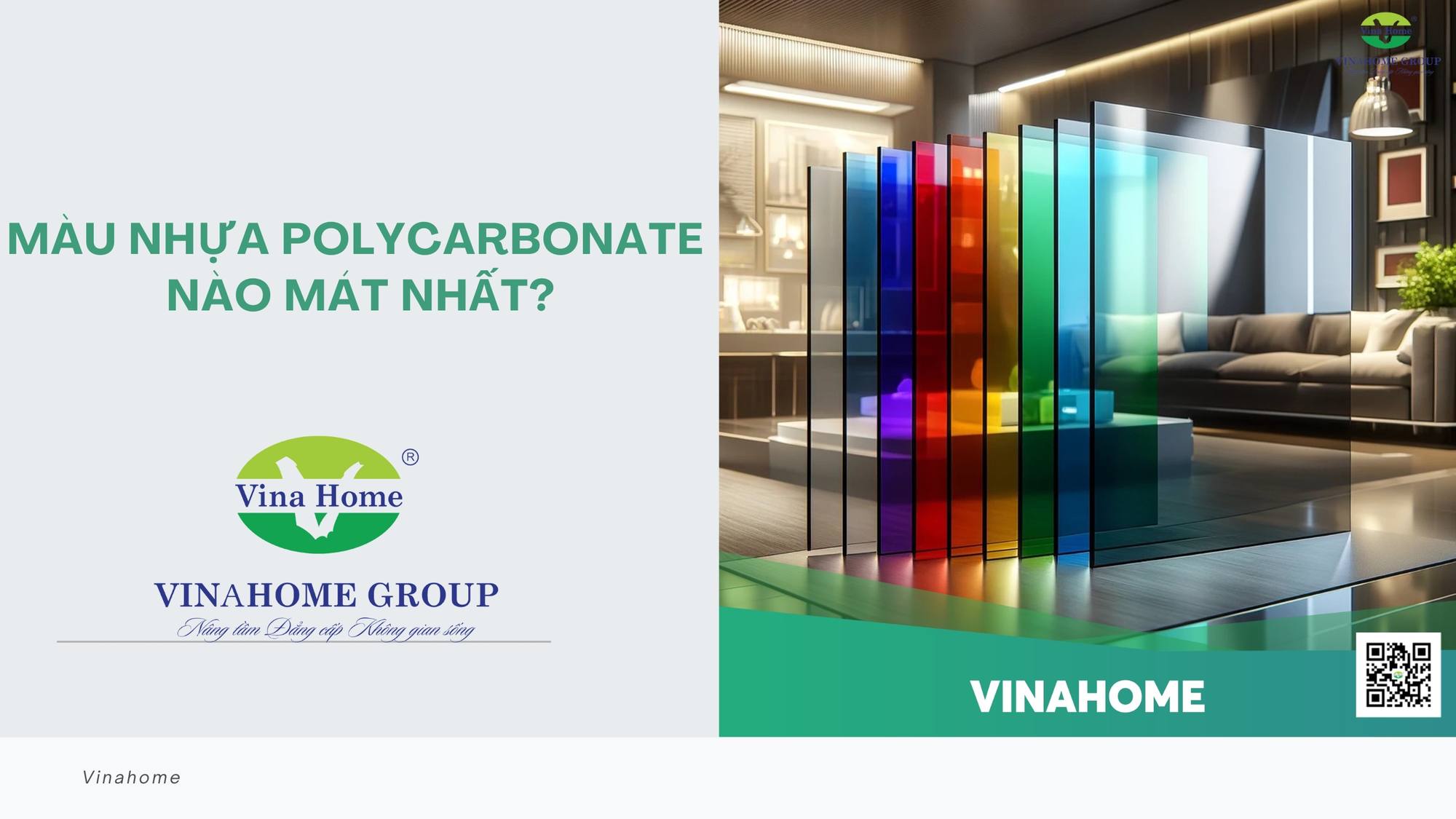 Màu nhựa Polycarbonate nào mát? Phân tích chi tiết