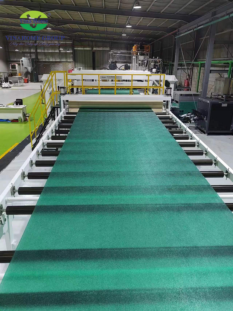Dây chuyền sản xuất tấm lợp lấy sáng sần