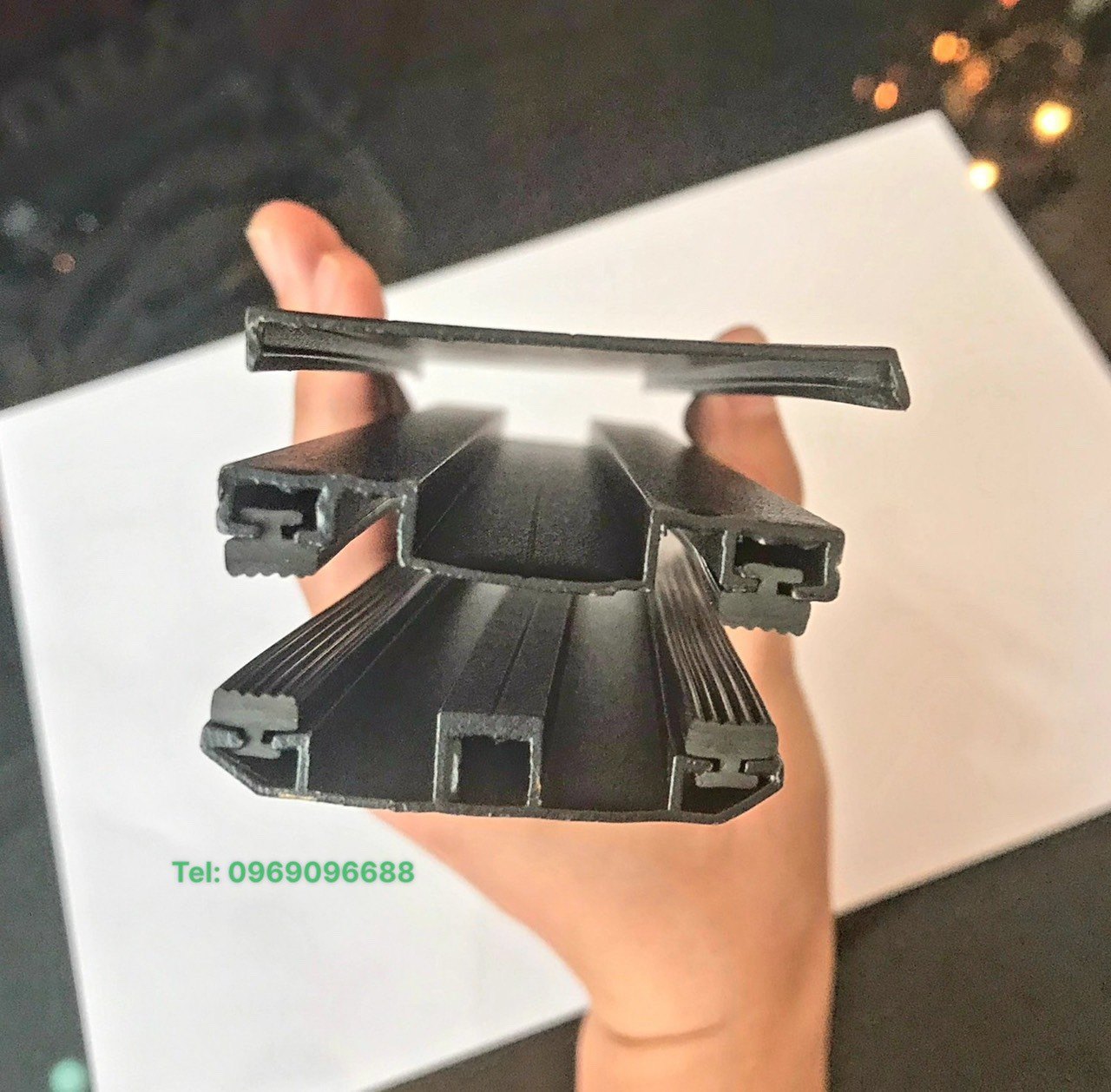 Nẹp nhôm nối tấm to 3 thanh