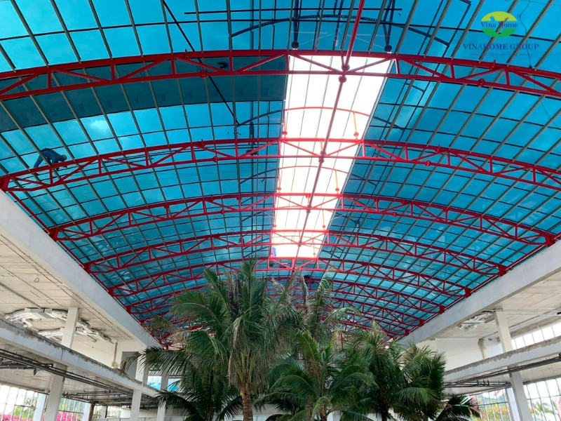 Công trình tấm nhựa Polycarbonate