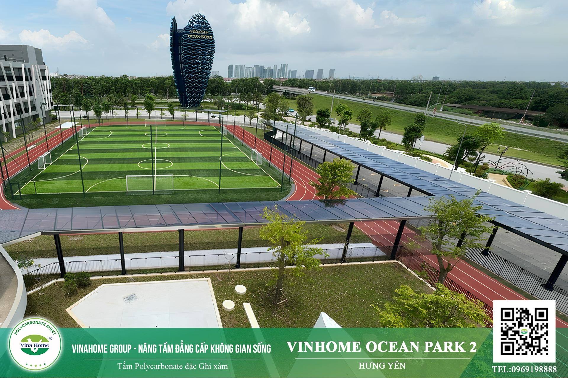 Mái che lối đi từ Polycarbonate