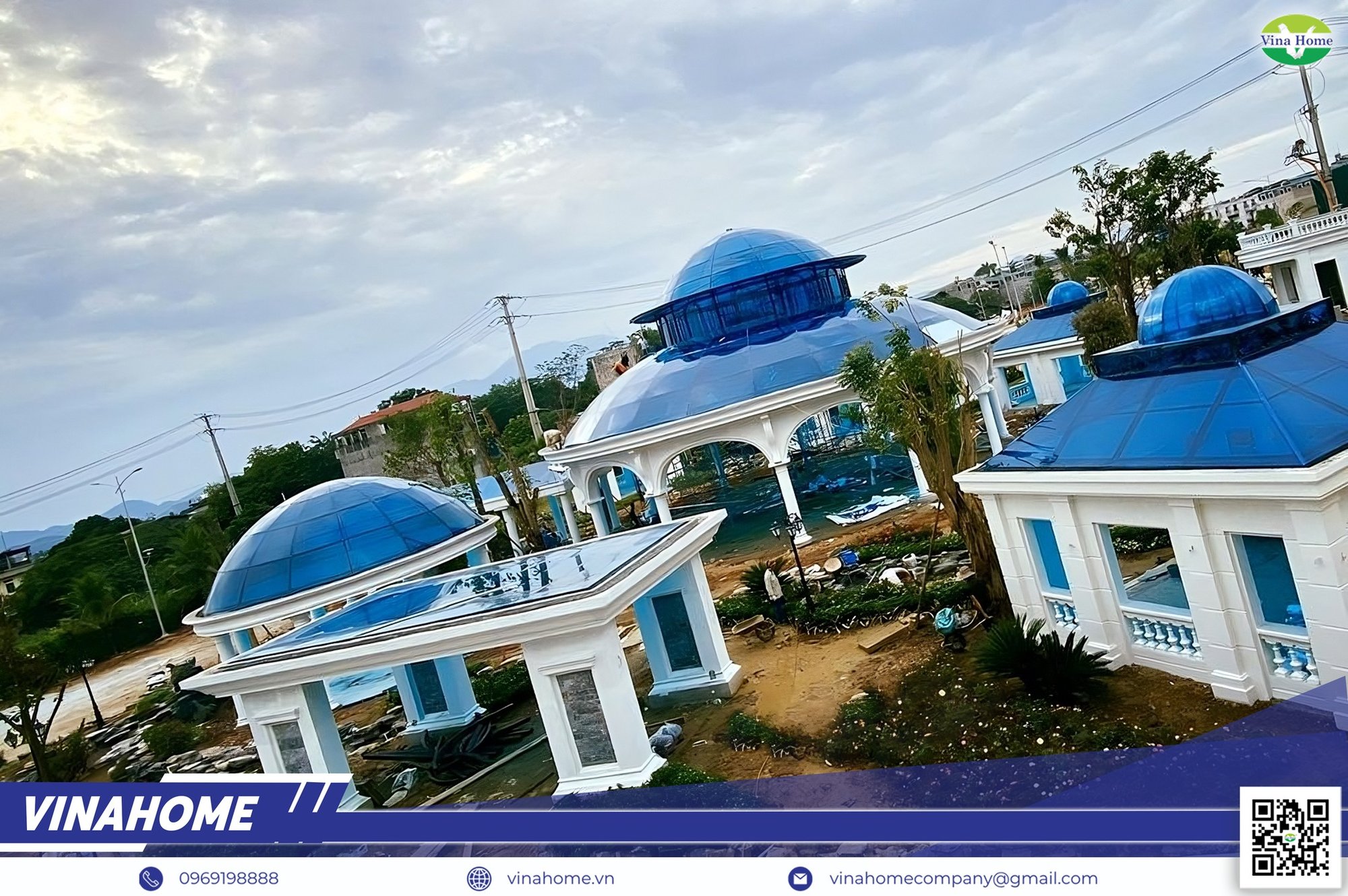 Công trình tấm nhựa Polycarbonate