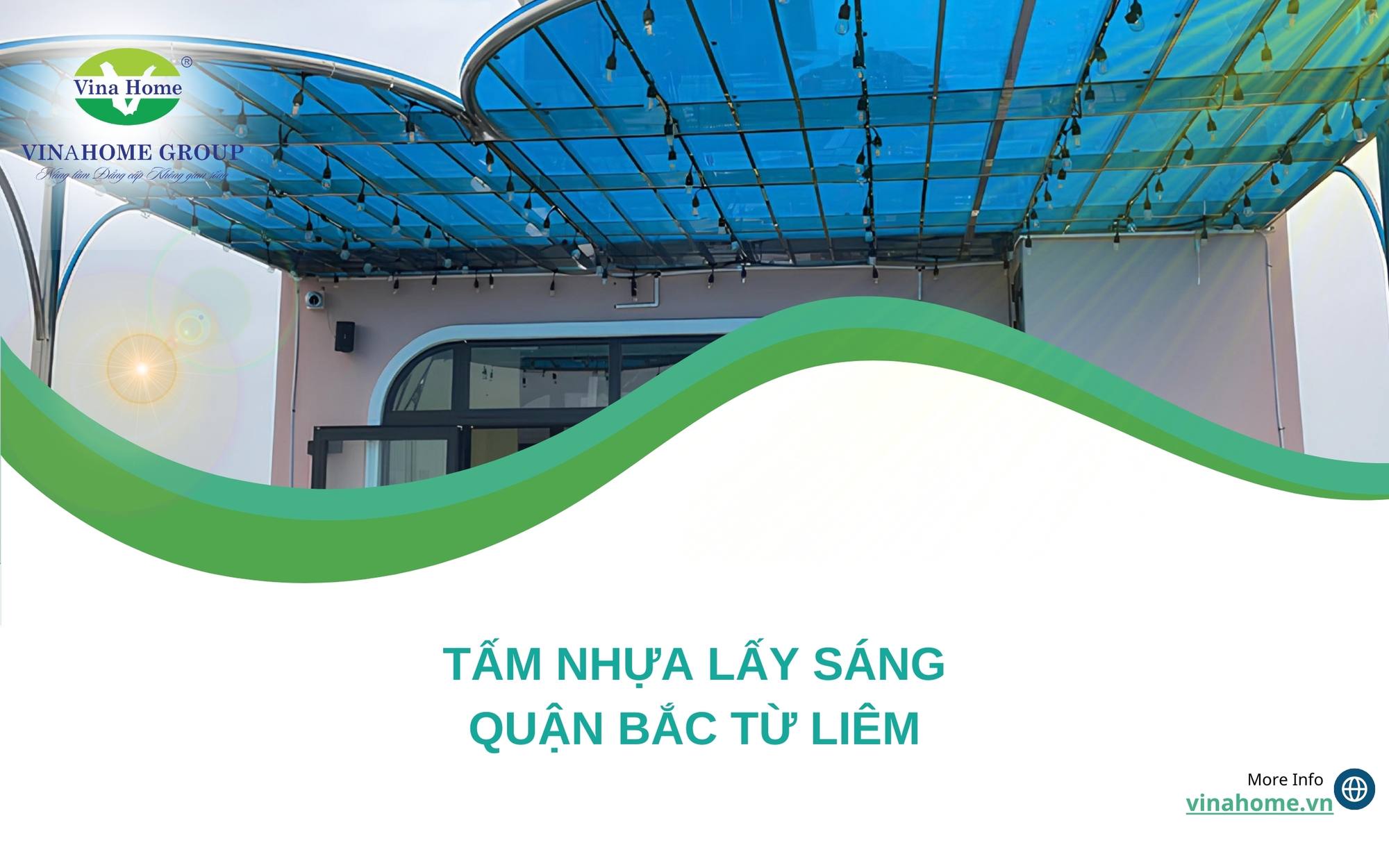 Tấm lợp lấy sáng quận Bắc Từ Liêm | Tổng kho Vinahome