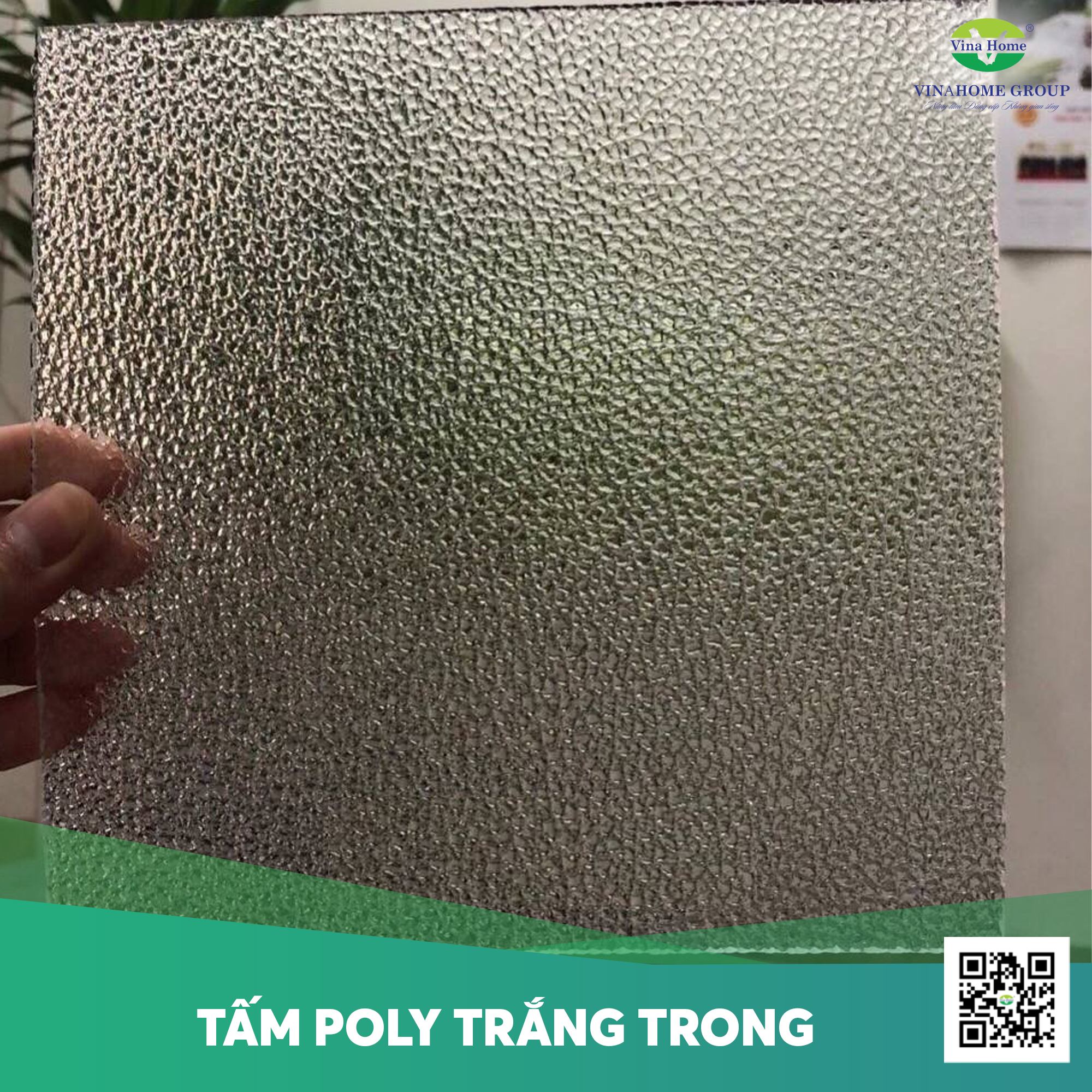 Tấm Polycarbonate màu trong suốt