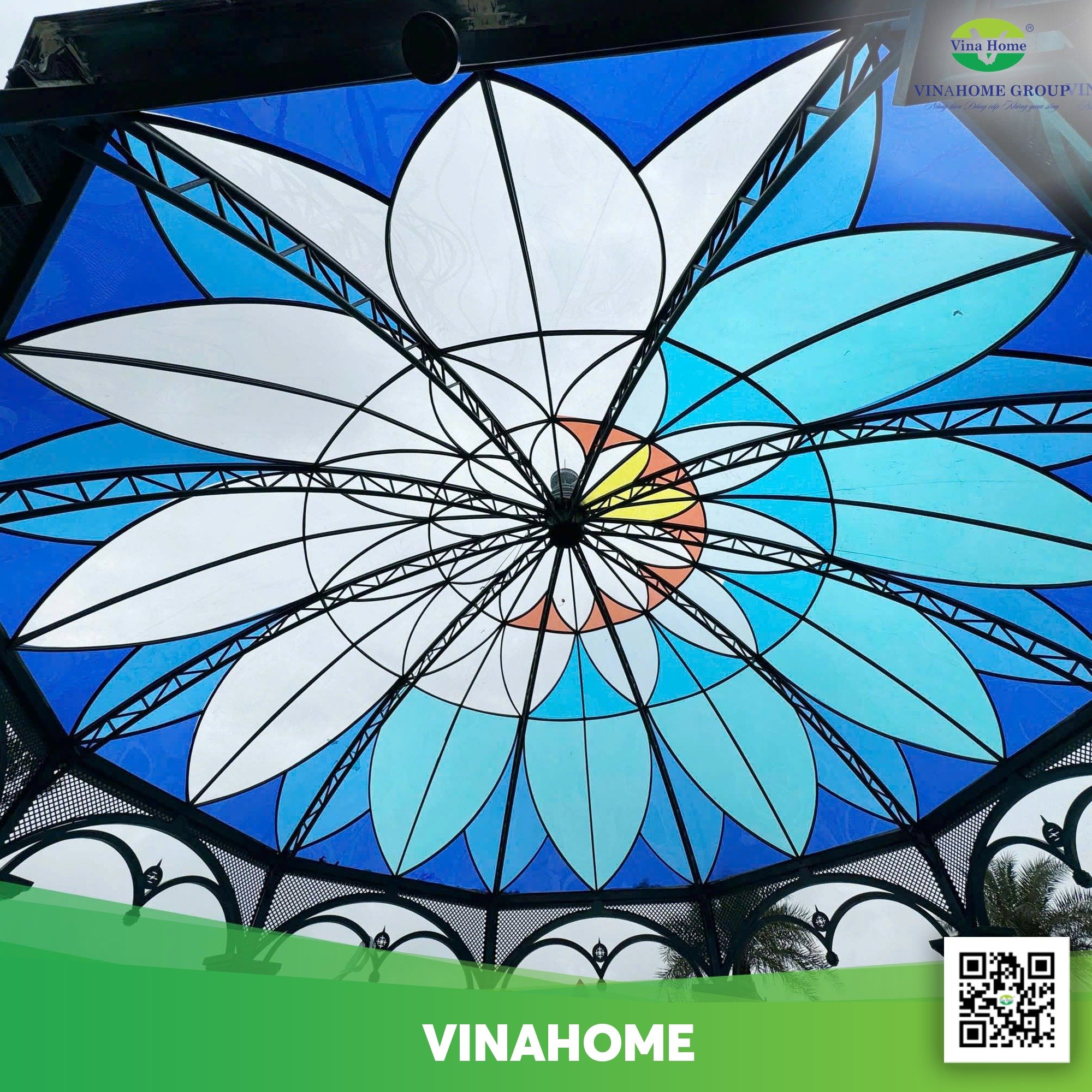 Giếng trời thi công bởi Vinahome
