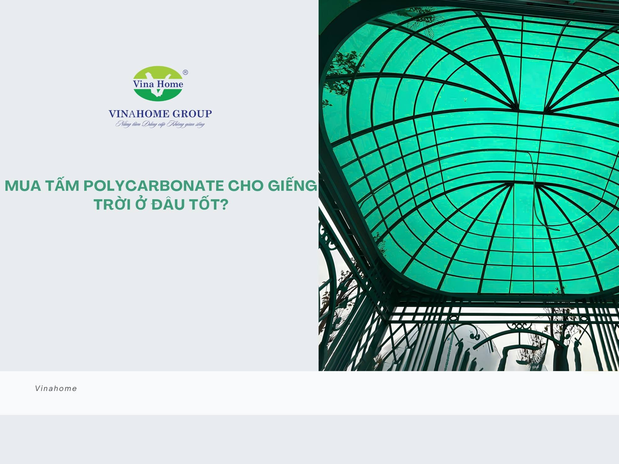 Mua tấm polycarbonate cho giếng trời tại TP.HCM, Hà Nội ở đâu tốt?