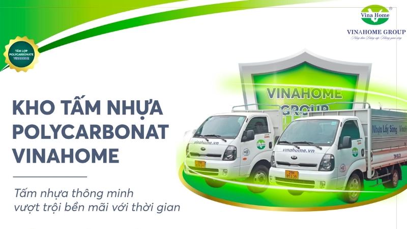 Lựa chọn thương hiệu tấm polycarbonate Vinahome cho các công trình xây dựng