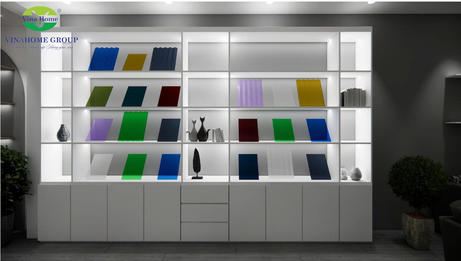 Showroom tấm lợp lấy sáng Vinahome tại Hải Phòng