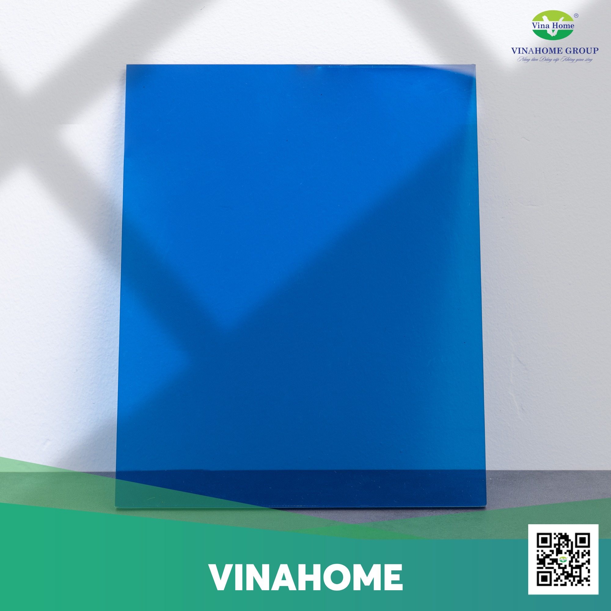 Mái nhựa Poly xanh
